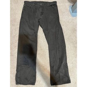 Black Mens Levi 514 Denim Jeans